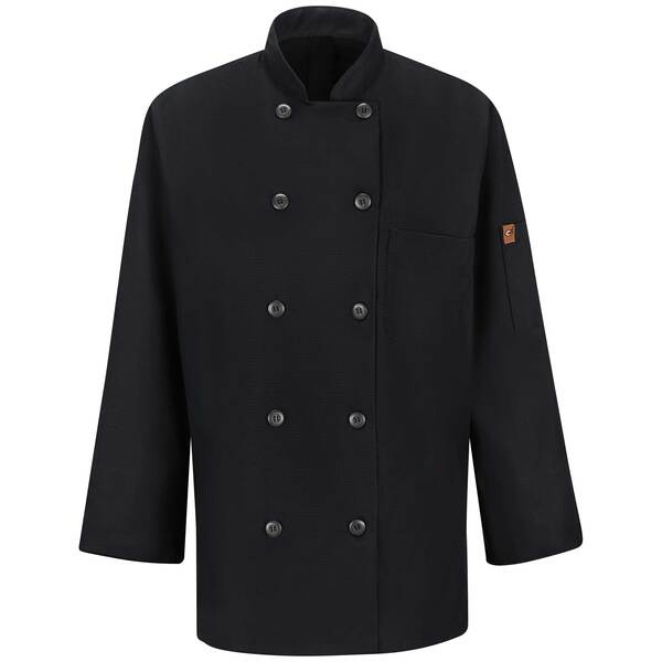 Women's Ten Button Chef Coat with OilBlok and MIMIX