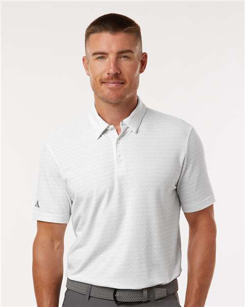 Men's Blended Printed Polo - A702