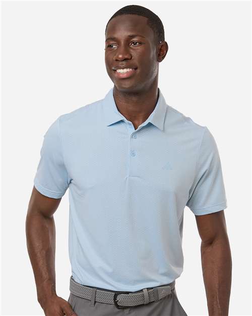 Men's Performance Textured Polo - A2024