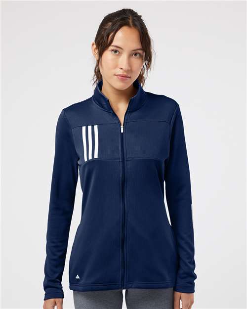 Women's 3-Stripes Double Knit Full-Zip Jacket - A483