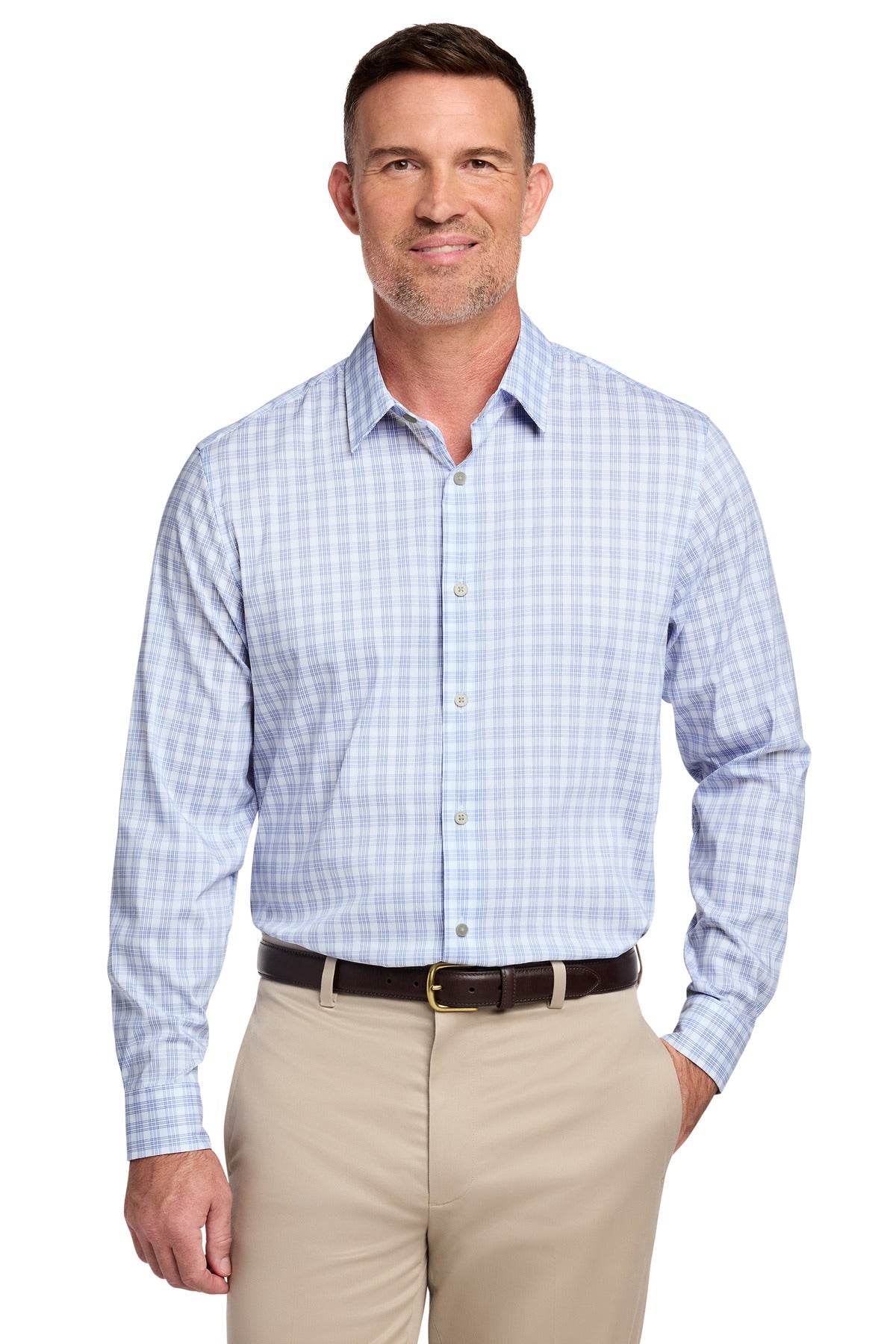 Brooks Brothers ® Tech Stretch Patterned Shirt BB18006