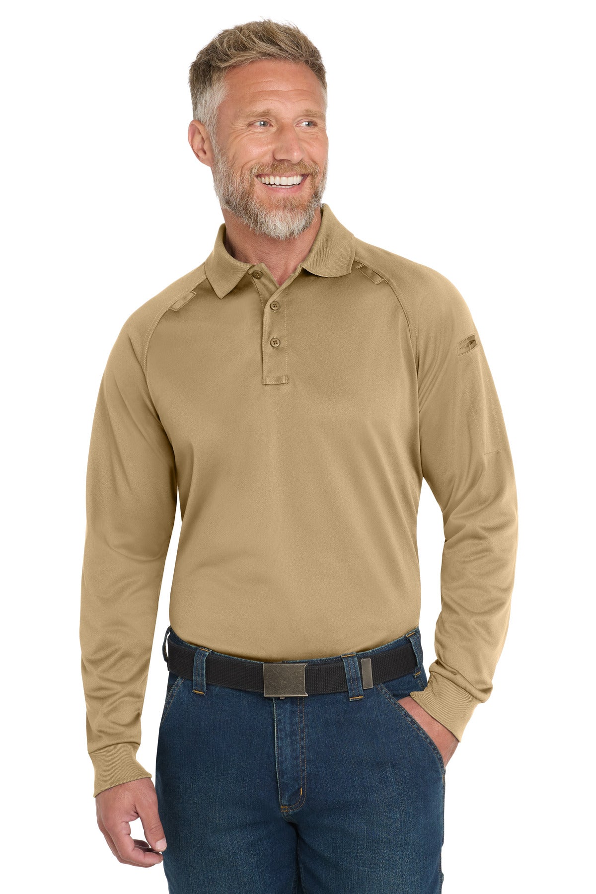 CornerStone ® - Select Long Sleeve Snag-Proof Tactical Polo. CS410LS