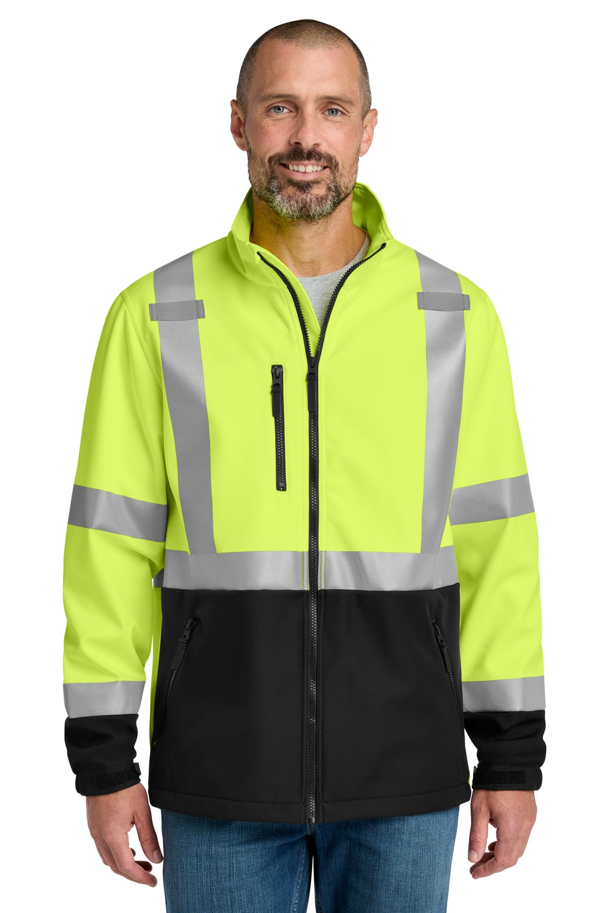 CornerStone ® ANSI 107 Class 3 Soft Shell Jacket CSJ503