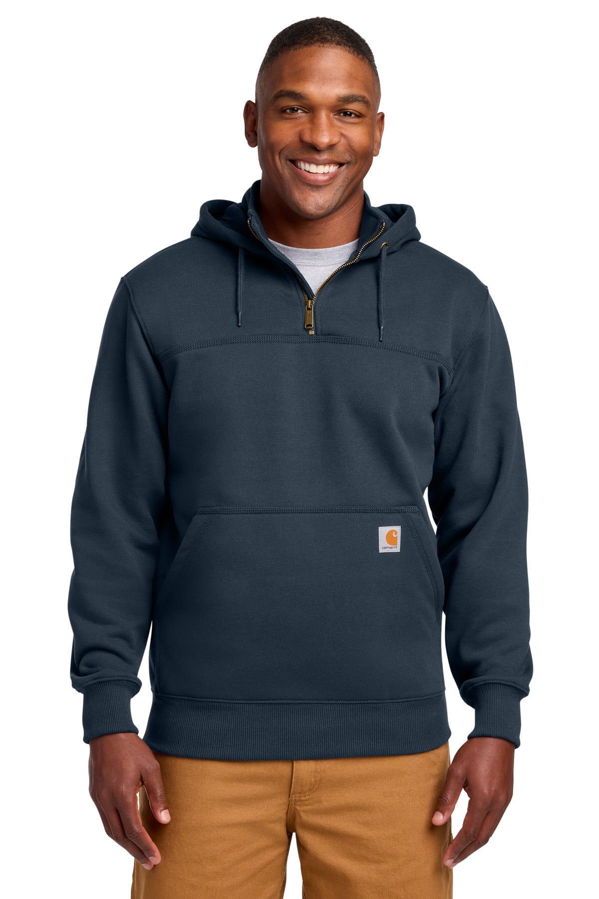 Carhartt ® Tall Rain Defender ® Paxton Heavyweight Hooded Zip Mock Sweatshirt CTT100617
