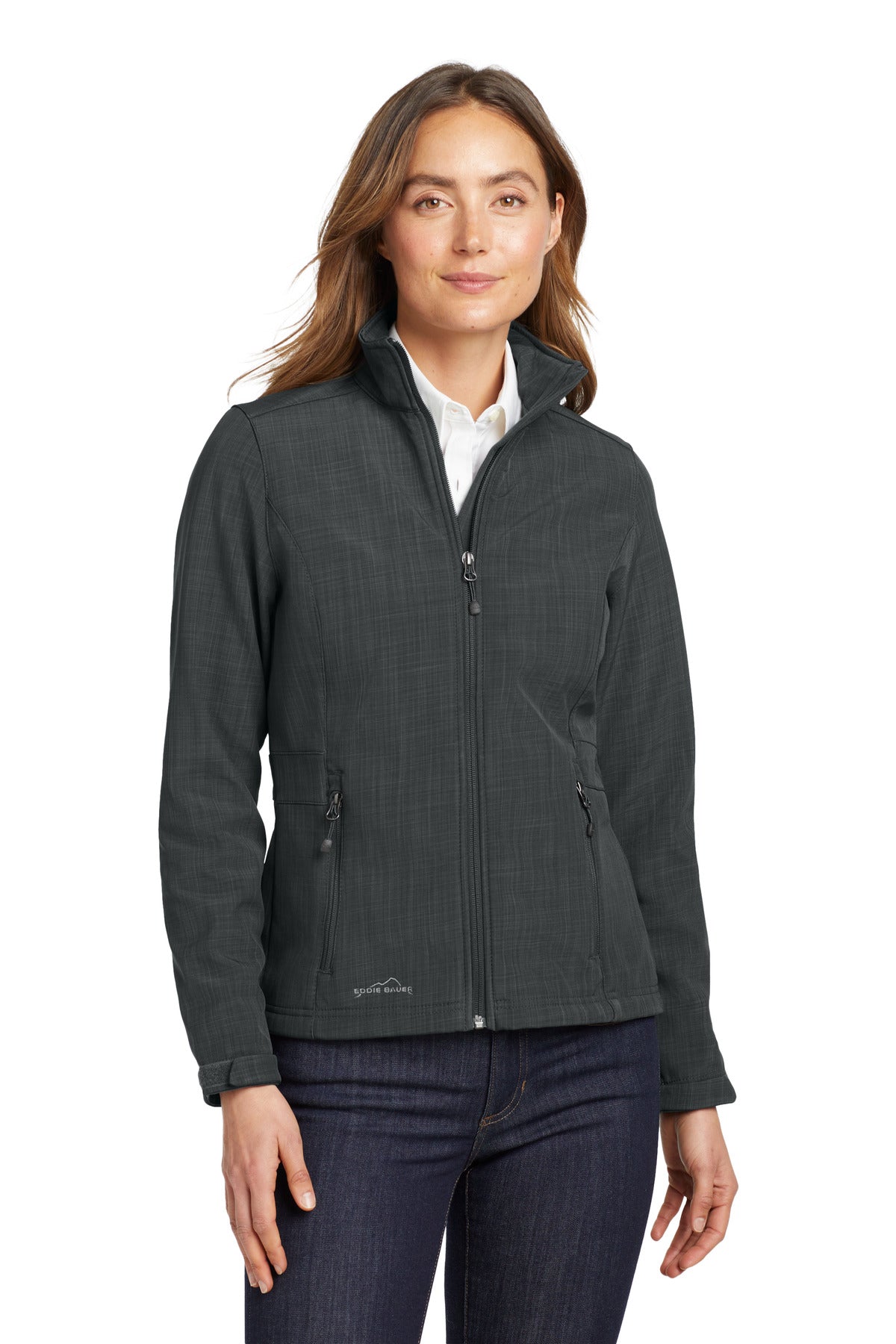 Eddie Bauer ® Women's Shaded Crosshatch Soft Shell Jacket. EB533