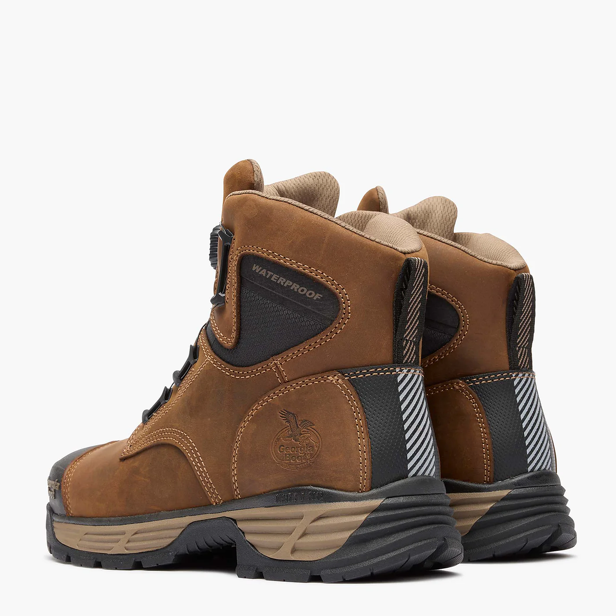 Georgia Boot Athens 360 6" Side-Zip Waterproof Nano Composite Toe Moc-Toe Work Boot - GB00737