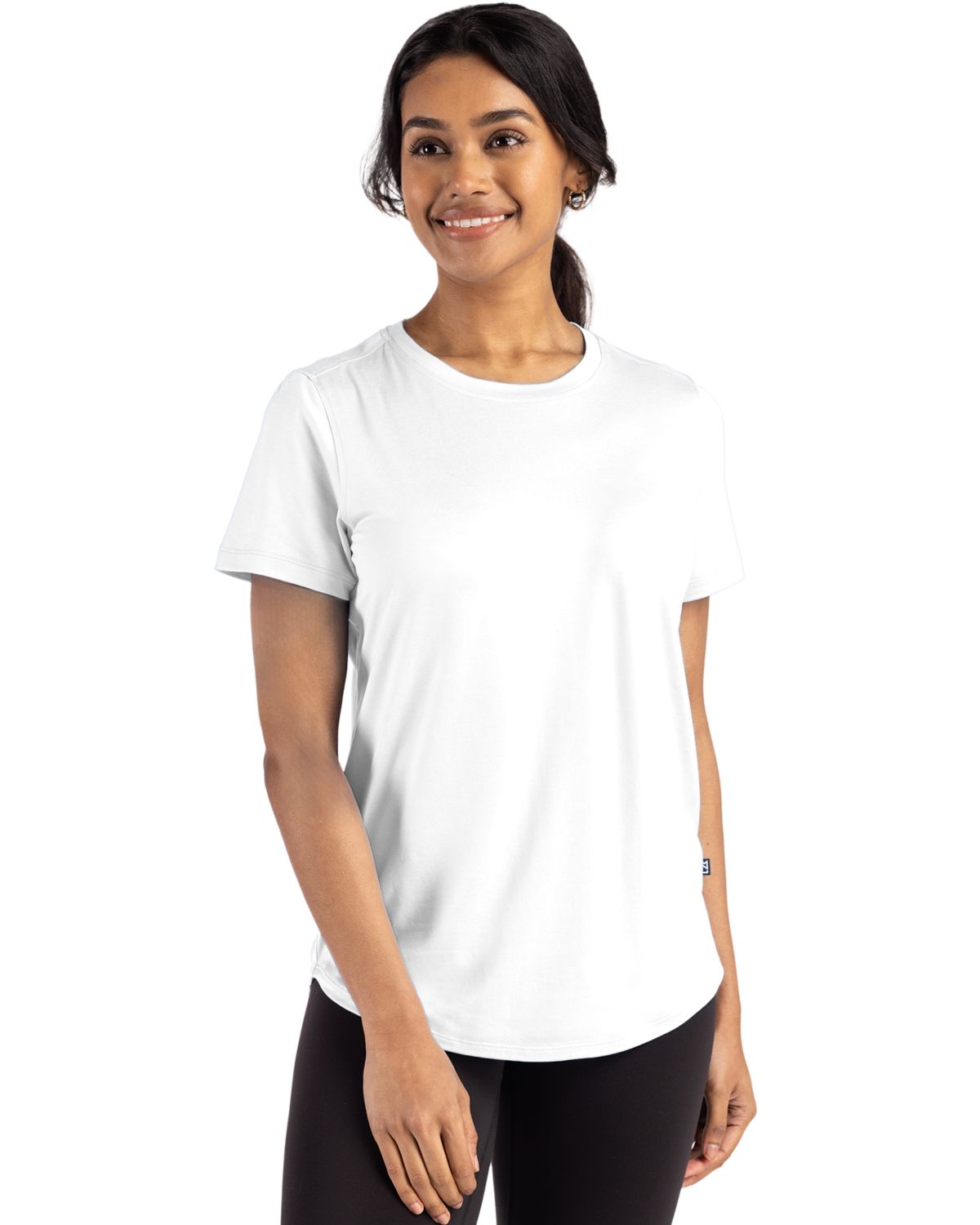 Cutter & Buck Coastline Recycled Double Peached Womens Short Sleeve Tee - LCK00198