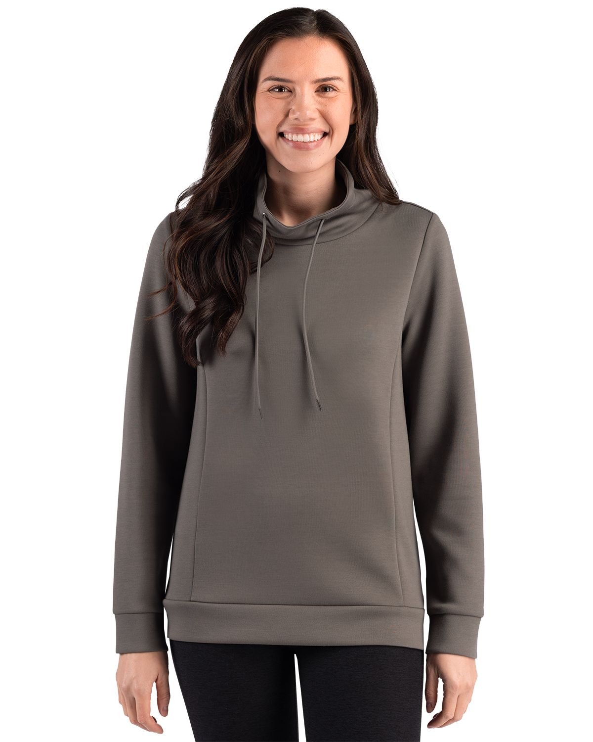 Clique Haven Recycled Womens High Collar Pullover Sweatshirt - LQK00090