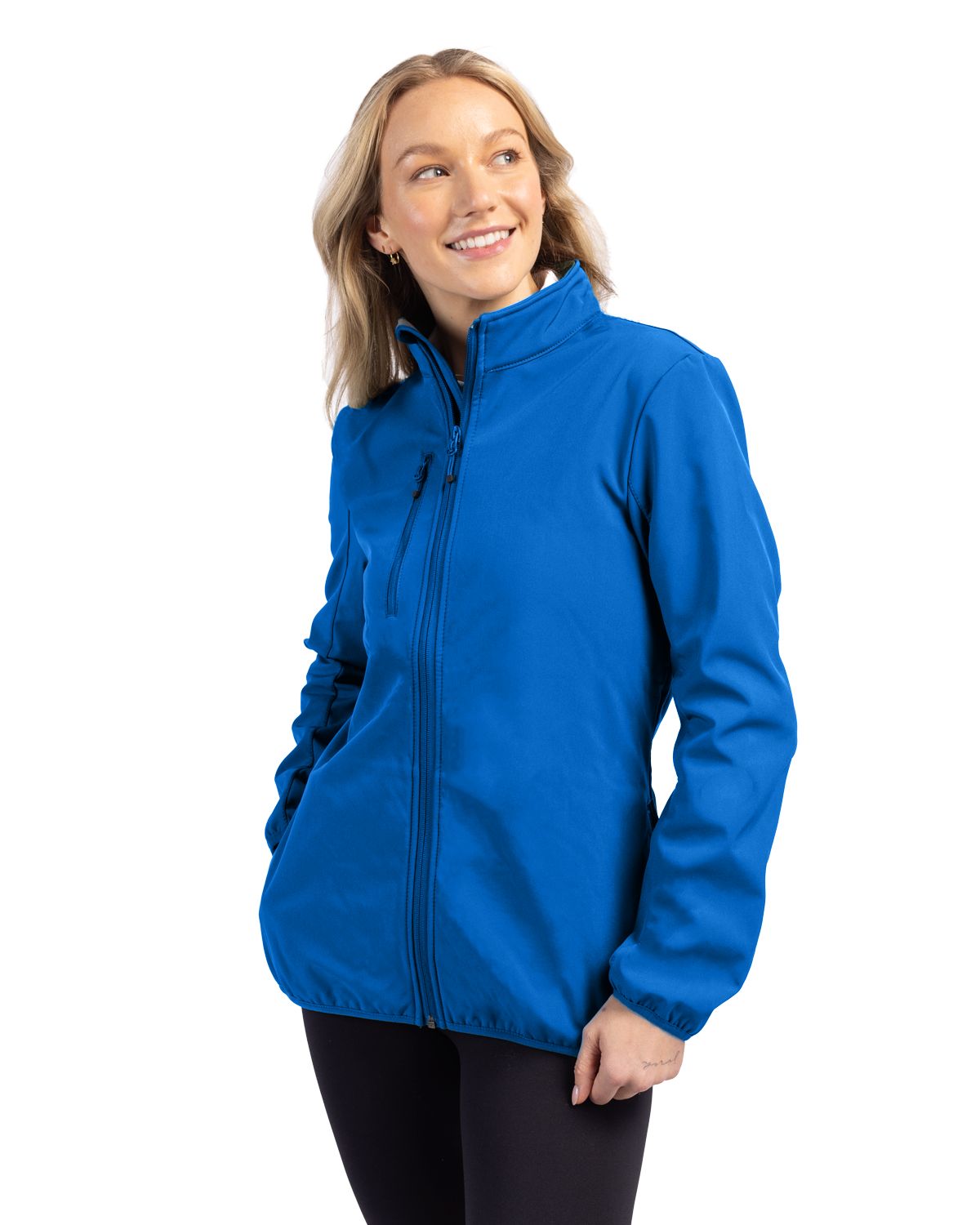 Clique Trail Recycled Stretch Softshell Womens Full Zip Jacket - LQO00053