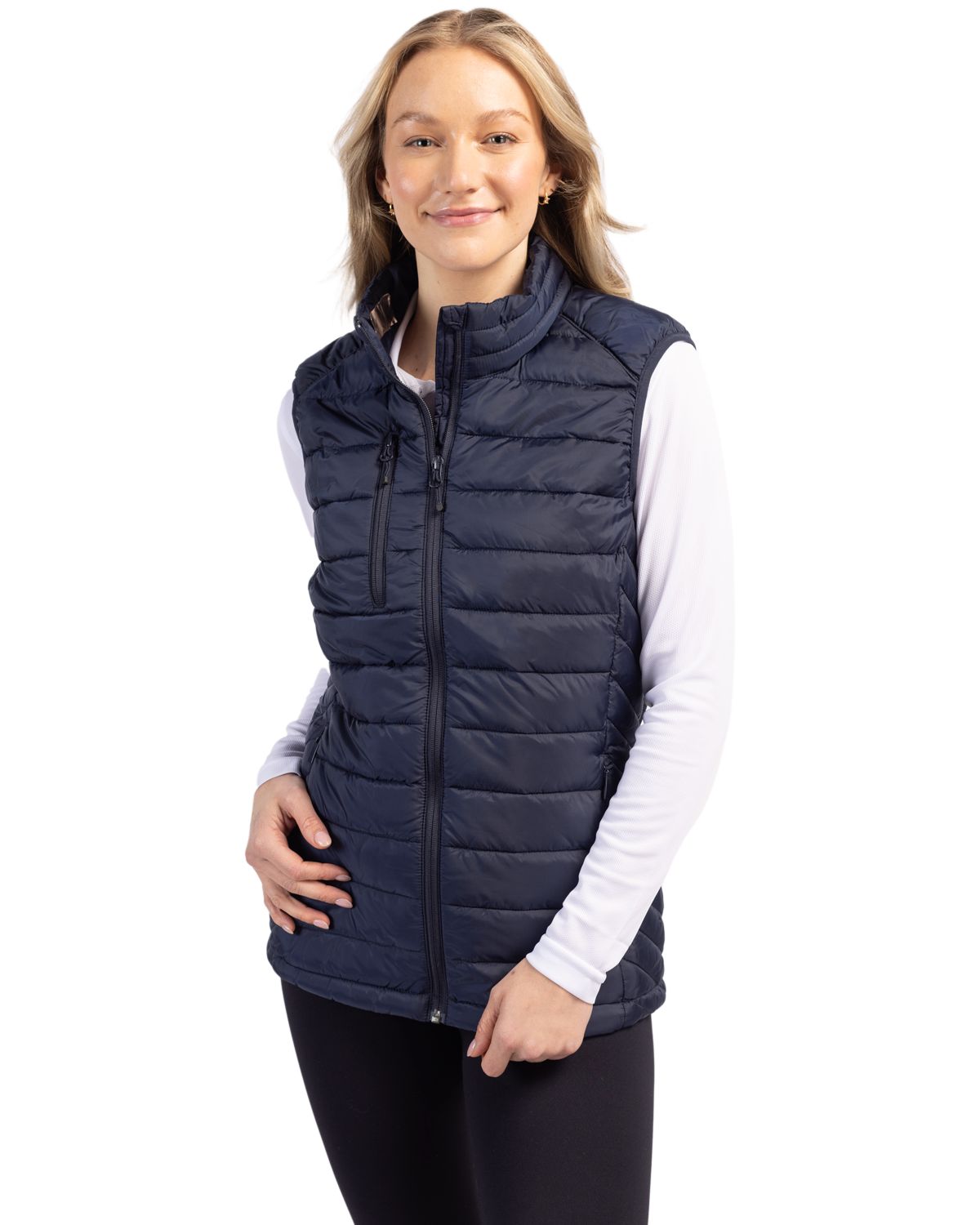 Clique Hudson Insulated Puffer Womens Full Zip Vest - LQO00056