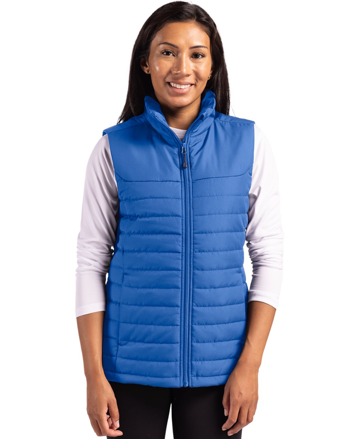 Clique Elevation Recycled Insulated Puffer Womens Full Zip Vest - LQO00064