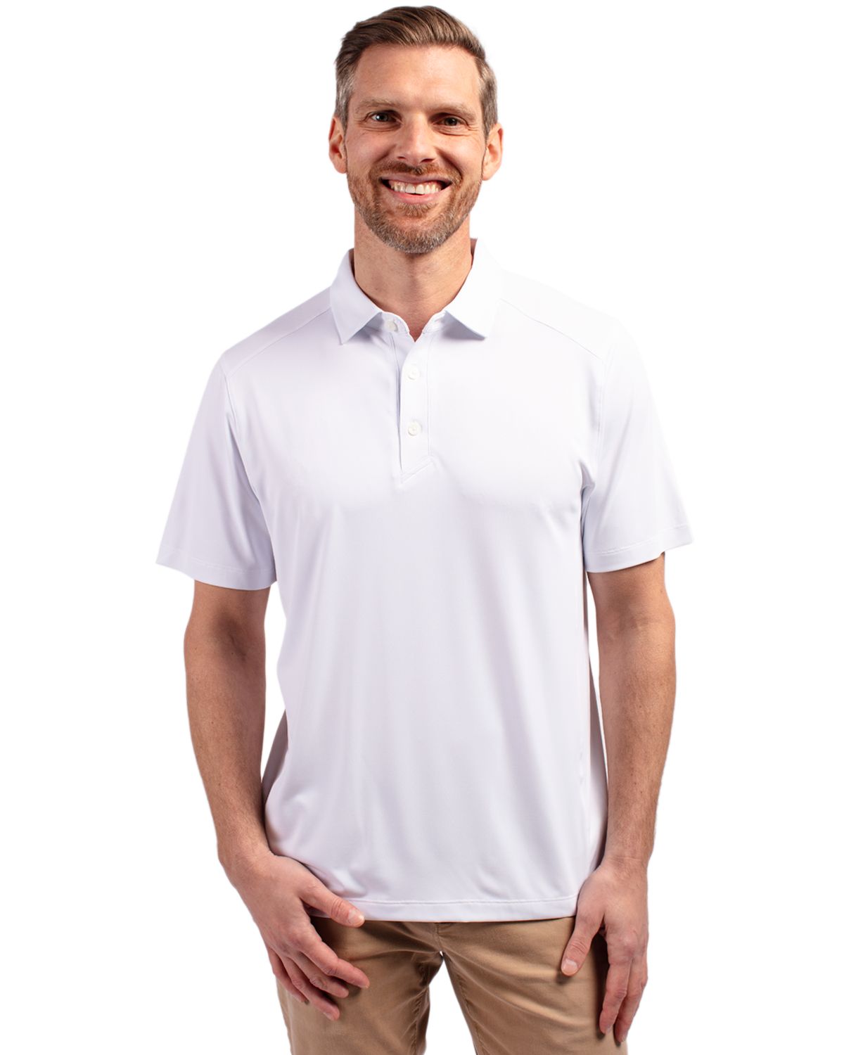 Cutter & Buck Forge Recycled Four-Way Stretch Mens Polo - MCK01236