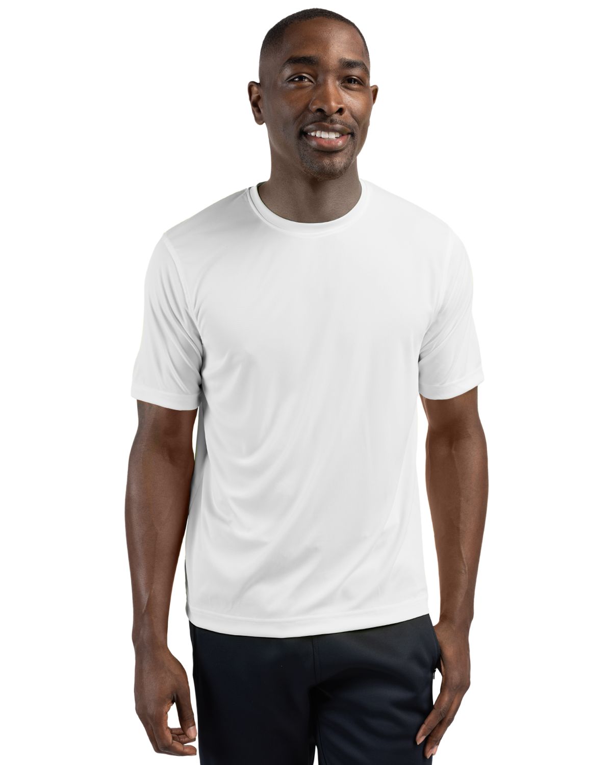 Clique Spin Solution-dyed Performance Jersey Mens Short Sleeve Tee - MQK00076