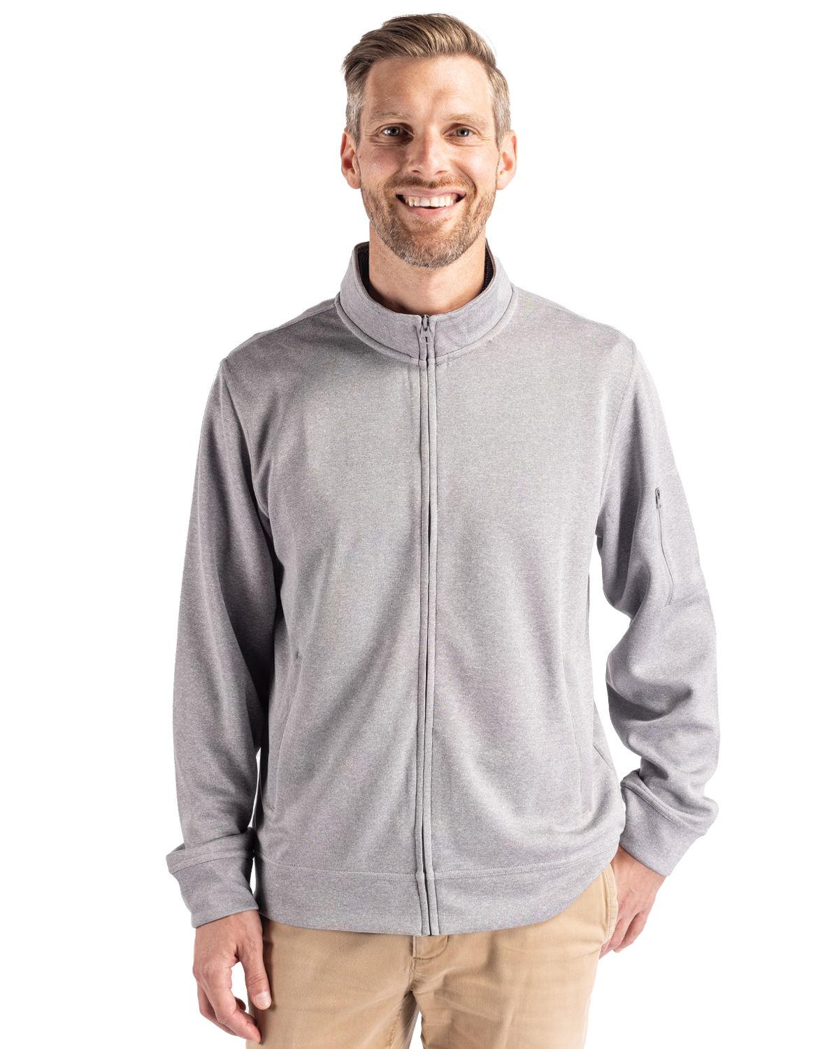 Clique Lift Solution-dyed Performance Unisex Full Zip Sweatshirt - MQK00111
