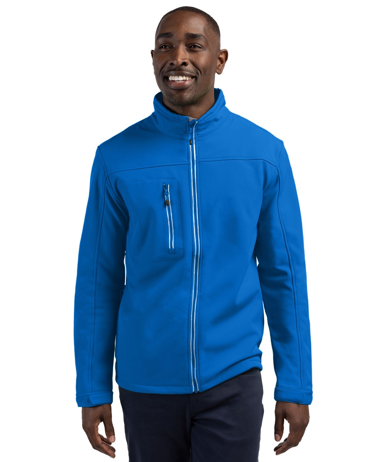 Clique Telemark Recycled Stretch Softshell Mens Full Zip Jacket - MQO00055