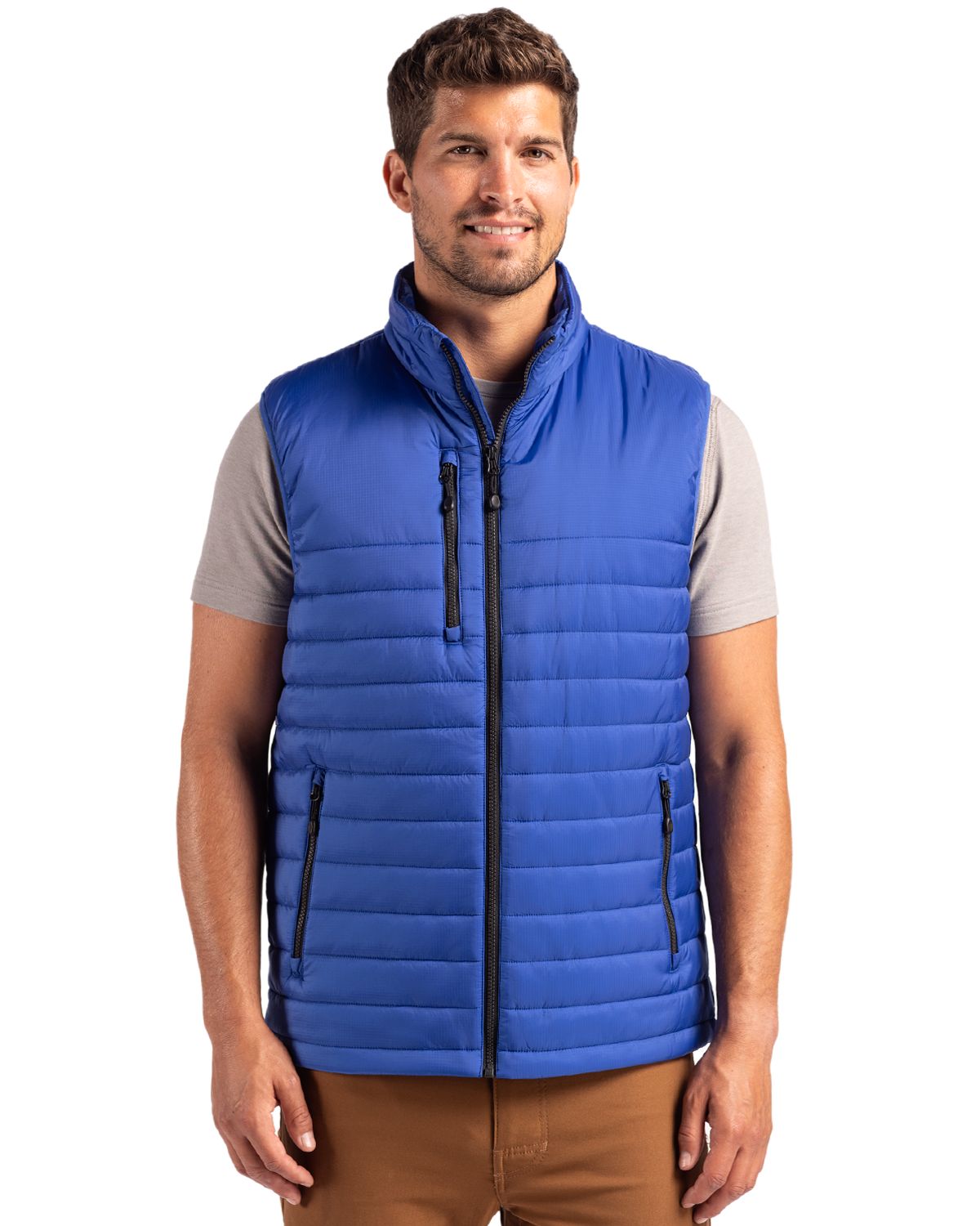 Clique Valhalla Recycled Insulated Puffer Mens Full Zip Vest - MQO00082