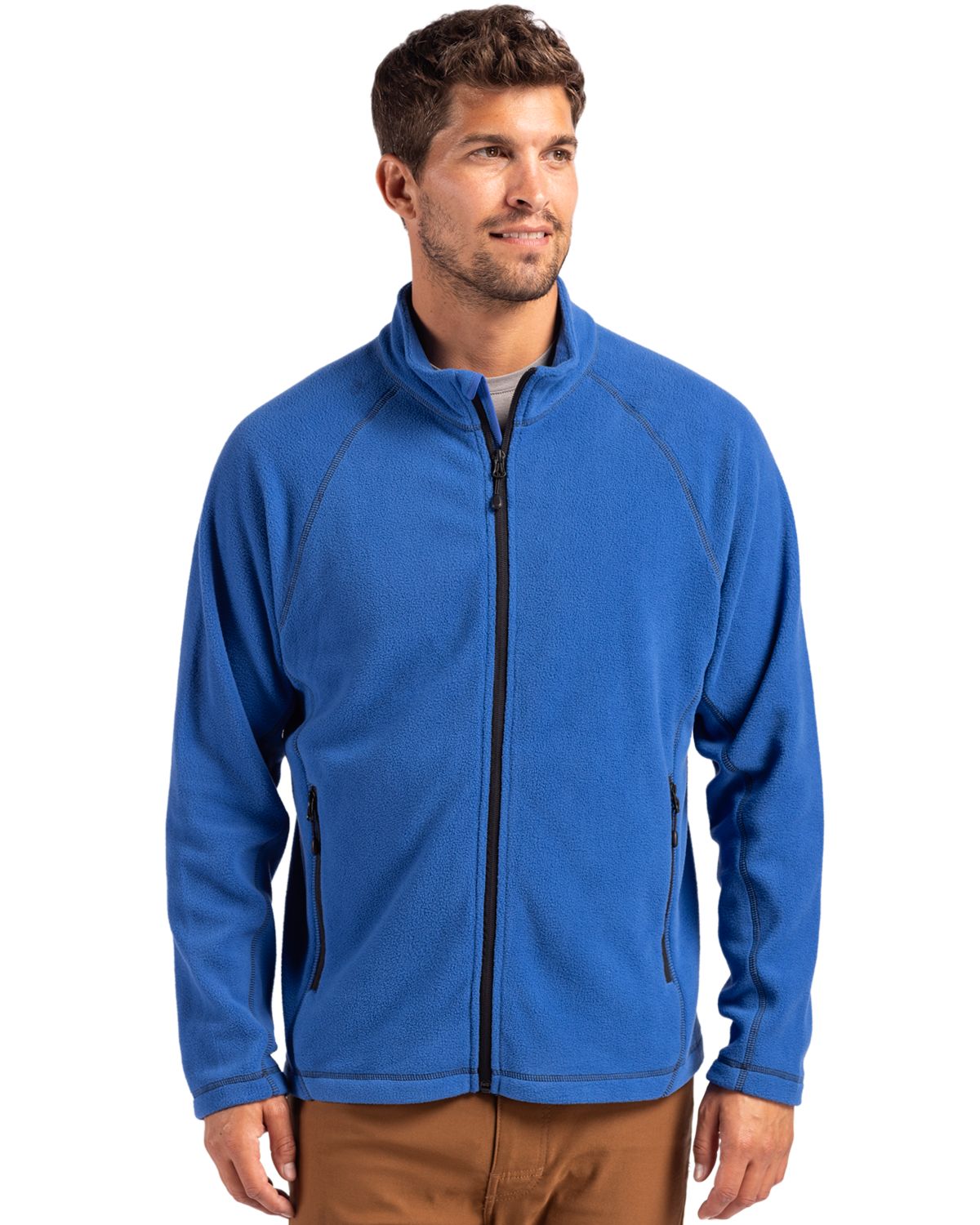 Clique Powder Recycled Fleece Mens Full Zip Jacket - MQO00084
