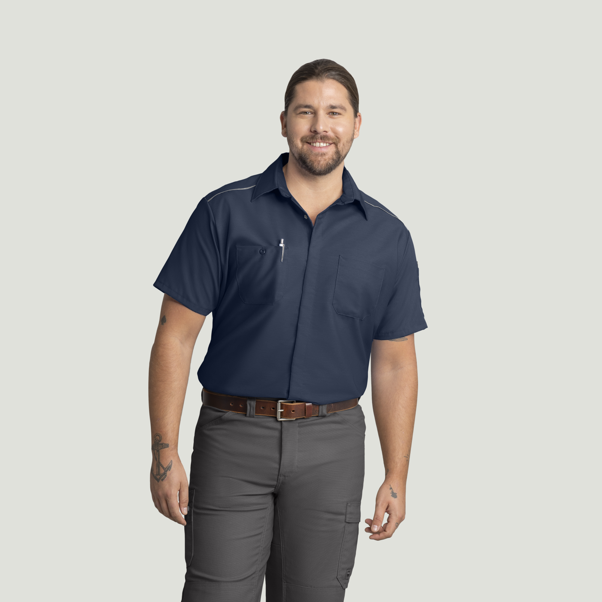 Men's Short Sleeve Pro Airflow Work Shirt - SP4A
