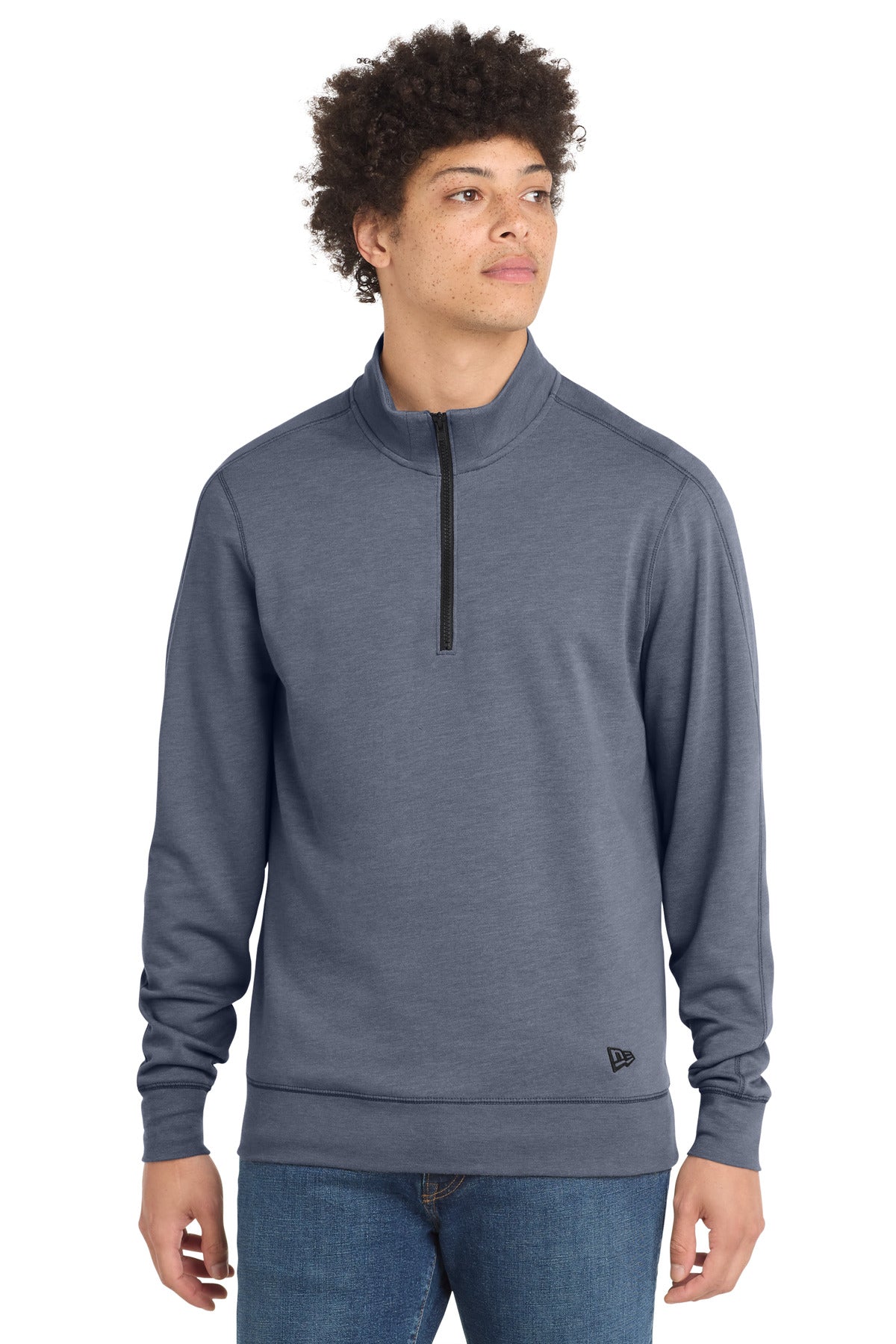New Era ® Tri-Blend Fleece 1/4-Zip Pullover. NEA512