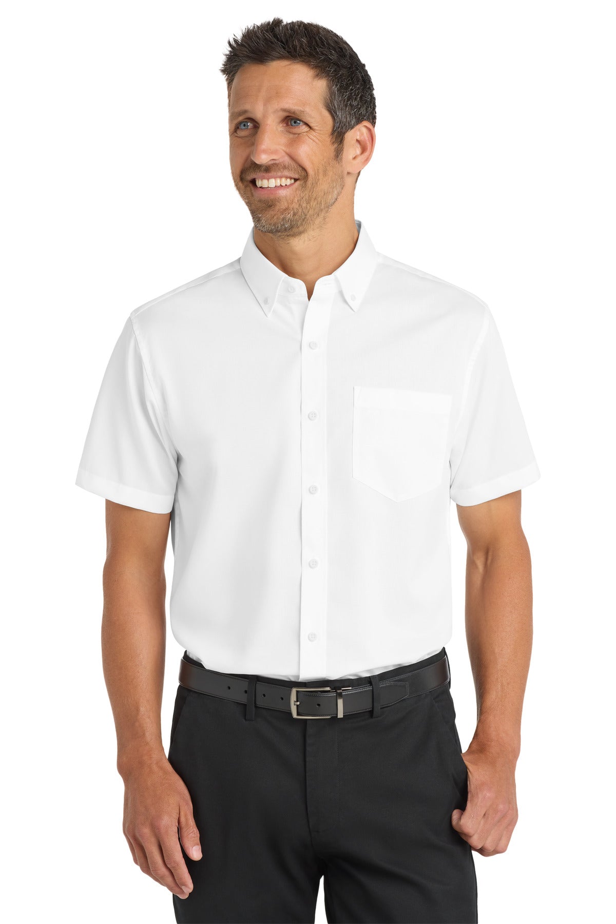 Port Authority ® Short Sleeve SuperPro ™ Twill Shirt. S664