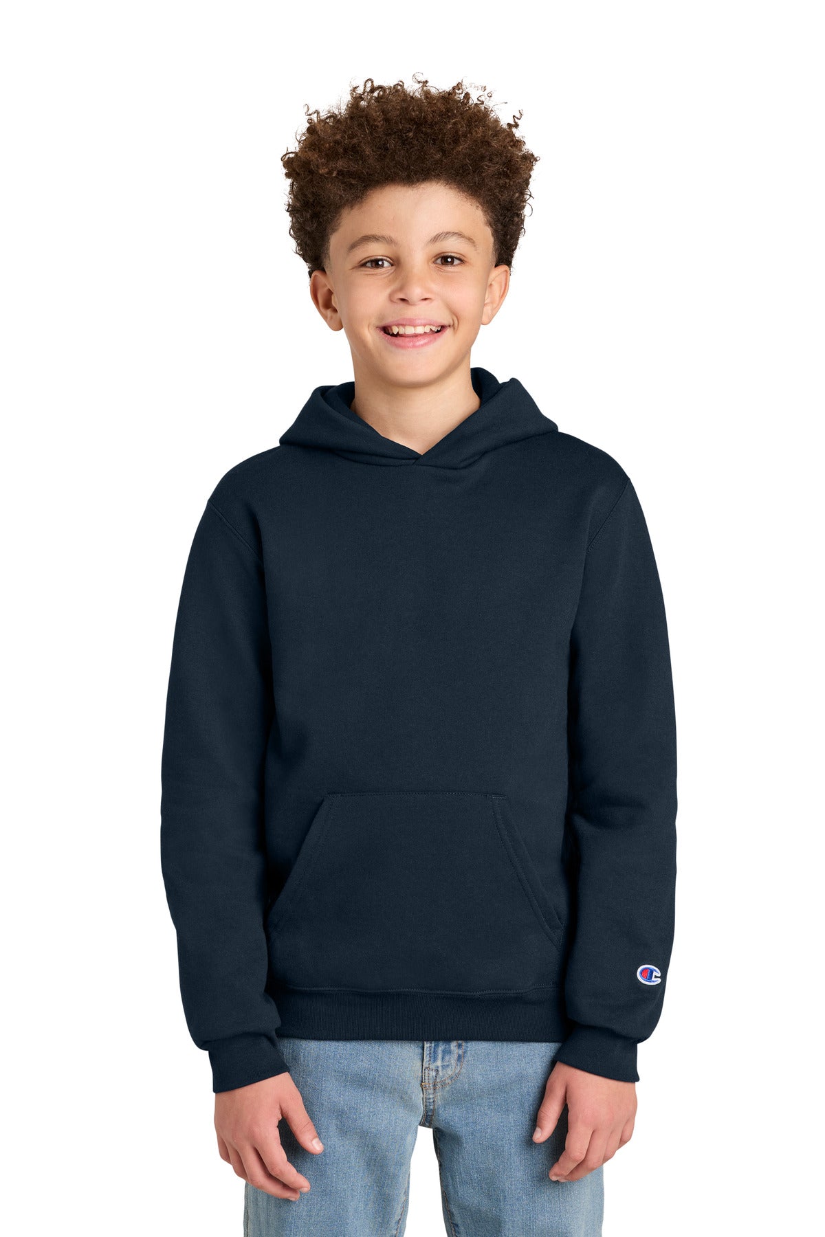 Champion ® Youth Powerblend ® Hooded Sweatshirt S790