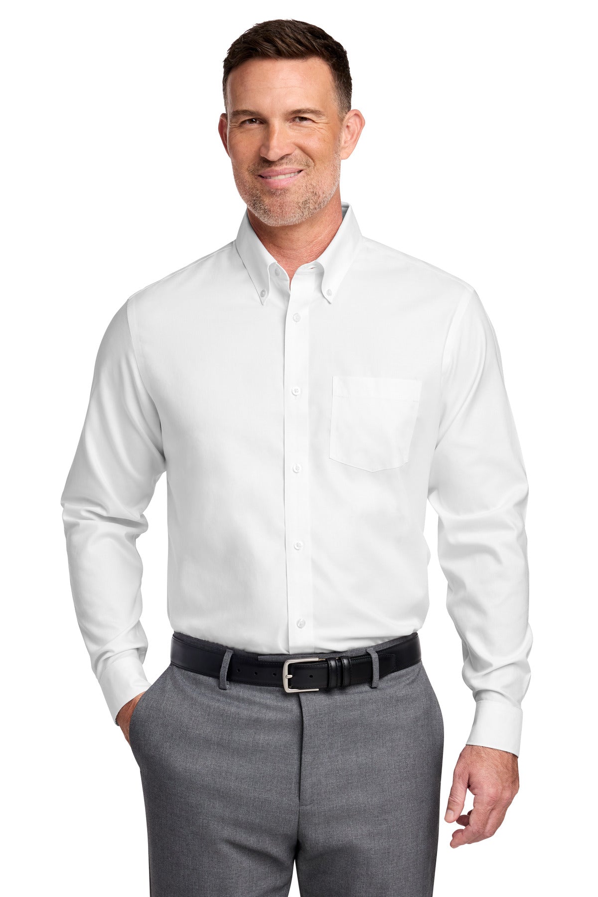 Brooks Brothers ® Tall Wrinkle-Free Stretch Nailhead Shirt TBB18002