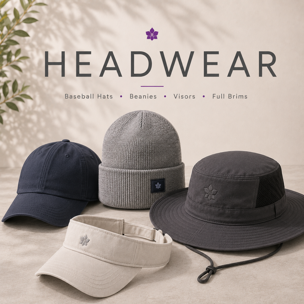 Headwear - Baseball Hats, Beanies, Visors and More