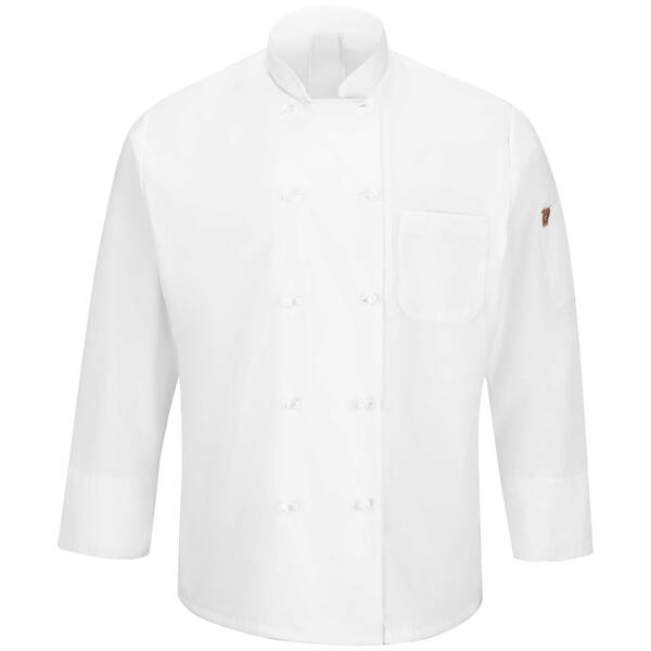 Ten Knot Button Chef Coat with OilBlok and MIMIX