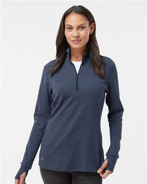 Women's 3-Stripes Quarter-Zip Sweater Pullover - A555