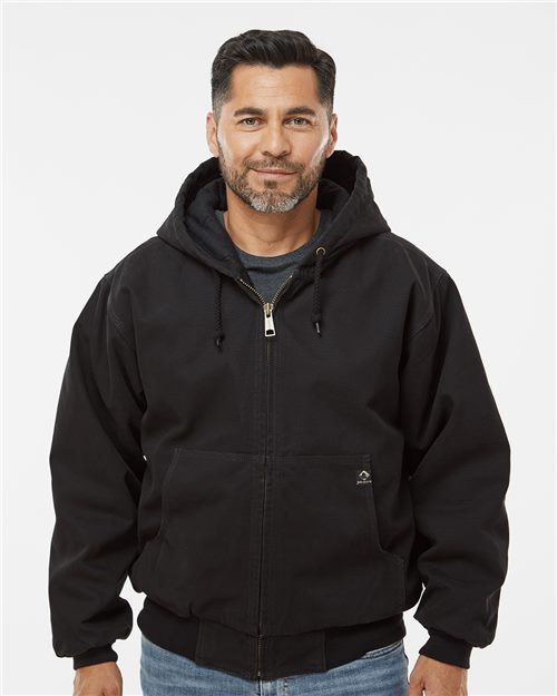 Men's Cheyenne Boulder Cloth™ Hooded Jacket with Tricot Quilt Lining - 5020