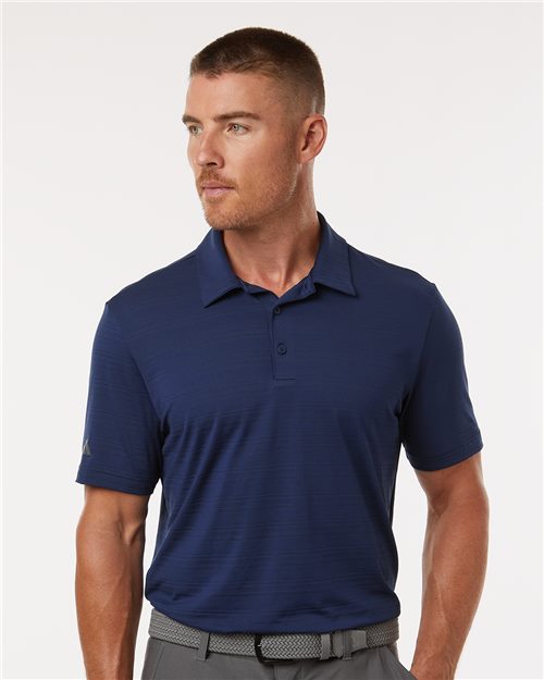 Men's Textured Stripe Polo - A704