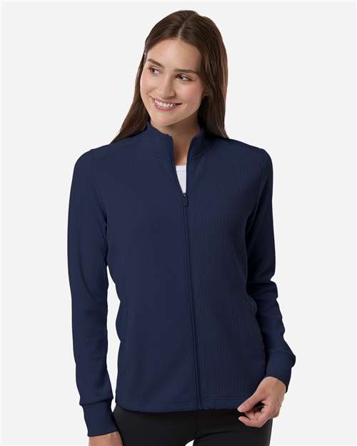 Women's Performance Textured Full-Zip Jacket - A1015