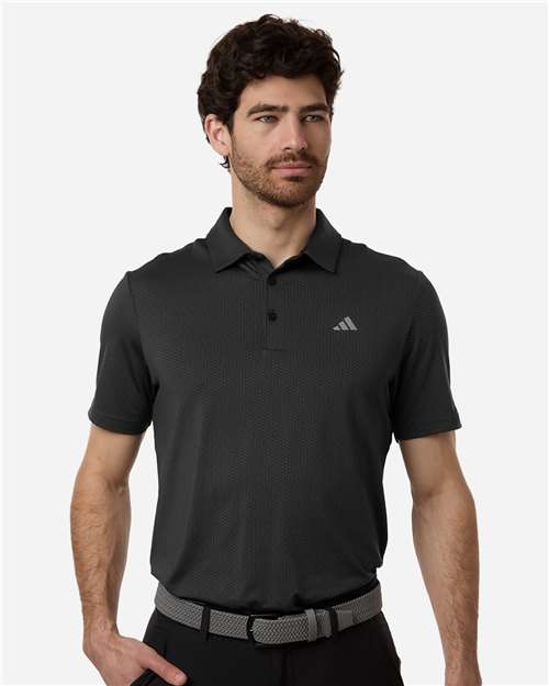 Men's Performance Textured Polo - A2024