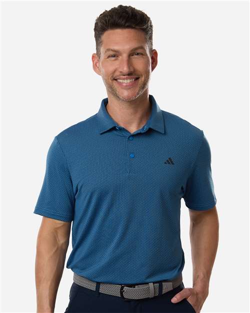 Men's Performance Textured Polo - A2024