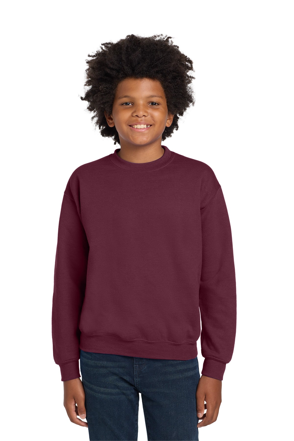 Gildan ®  Youth Heavy Blend™ Crewneck Sweatshirt.  18000B