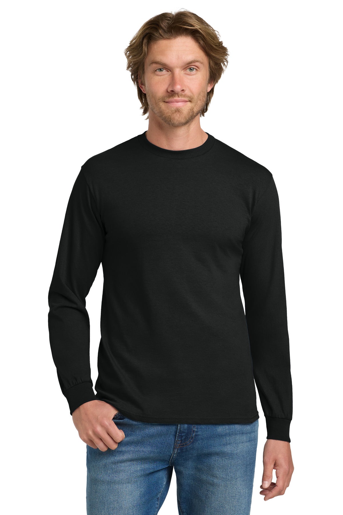 Gildan ®  - Heavy Cotton ™  100% Cotton Long Sleeve T-Shirt.  5400