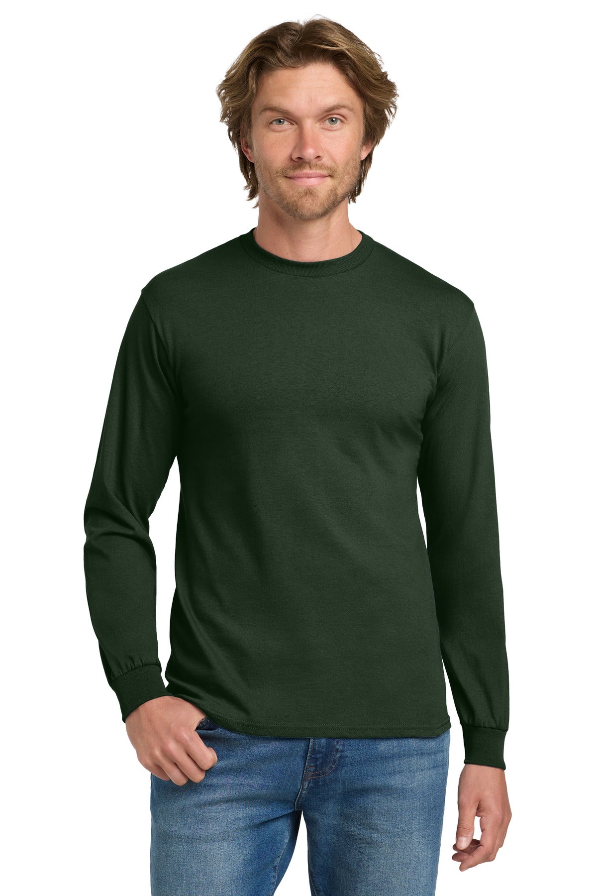 Gildan ®  - Heavy Cotton ™  100% Cotton Long Sleeve T-Shirt.  5400