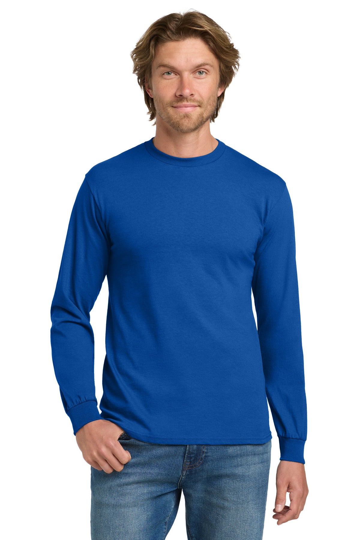 Gildan ®  - Heavy Cotton ™  100% Cotton Long Sleeve T-Shirt.  5400