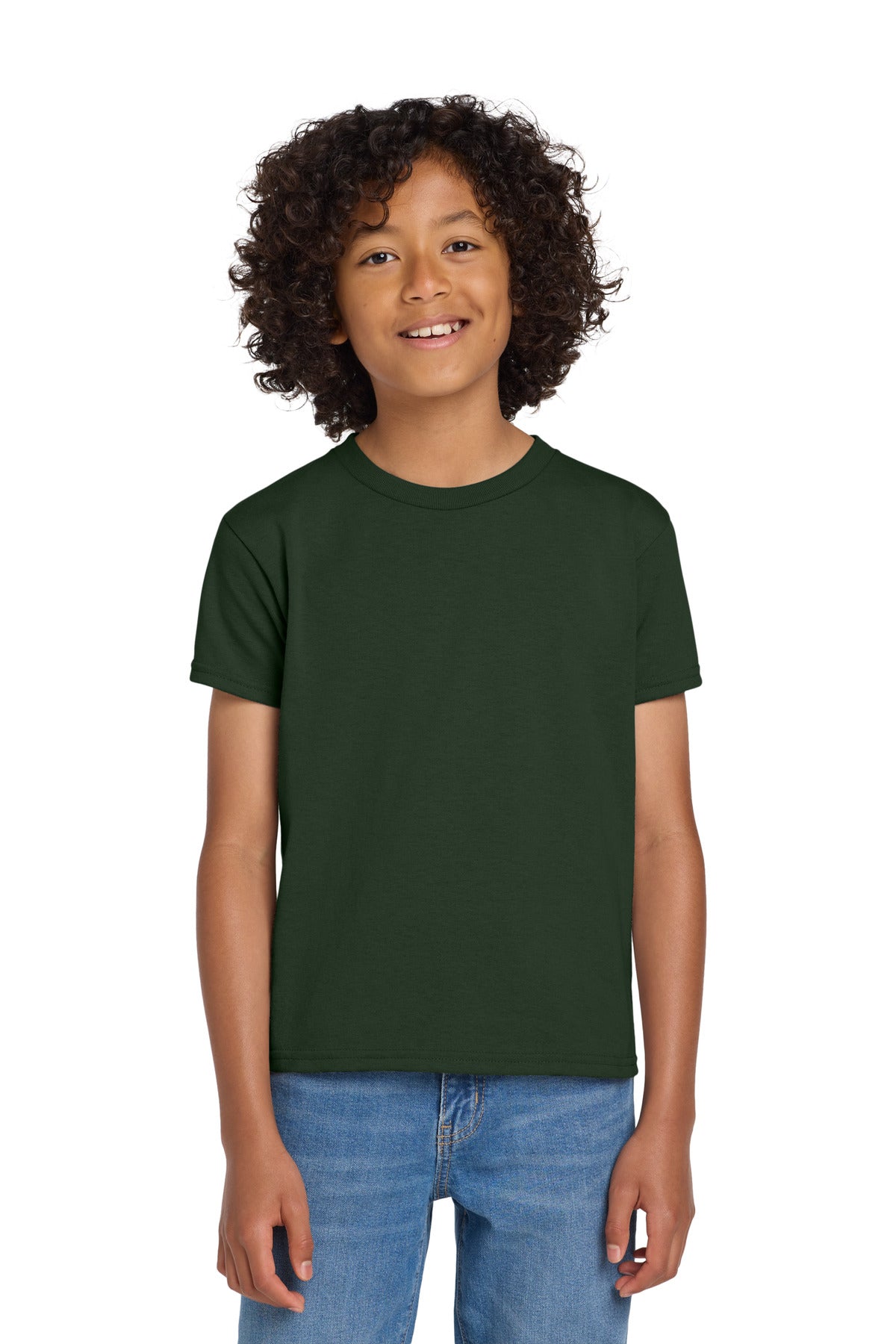 Gildan ®  Youth DryBlend ®  50 Cotton/50 Poly T-Shirt.  8000B