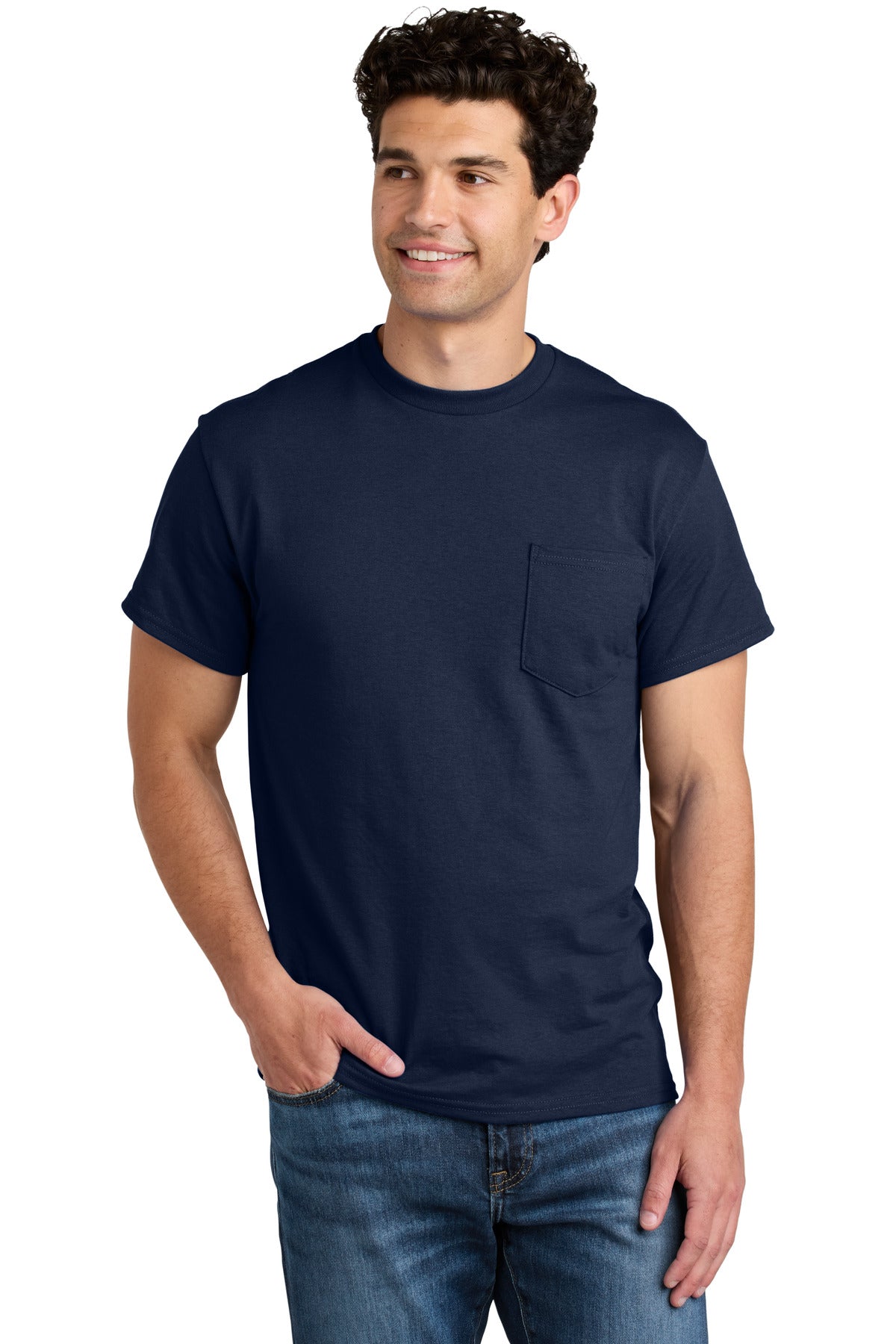 Gildan ®  - DryBlend ®  50 Cotton/50 Poly Pocket T-Shirt. 8300