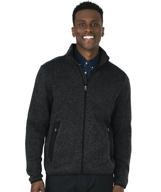 9493 -Mens Heathered Fleece Jacket