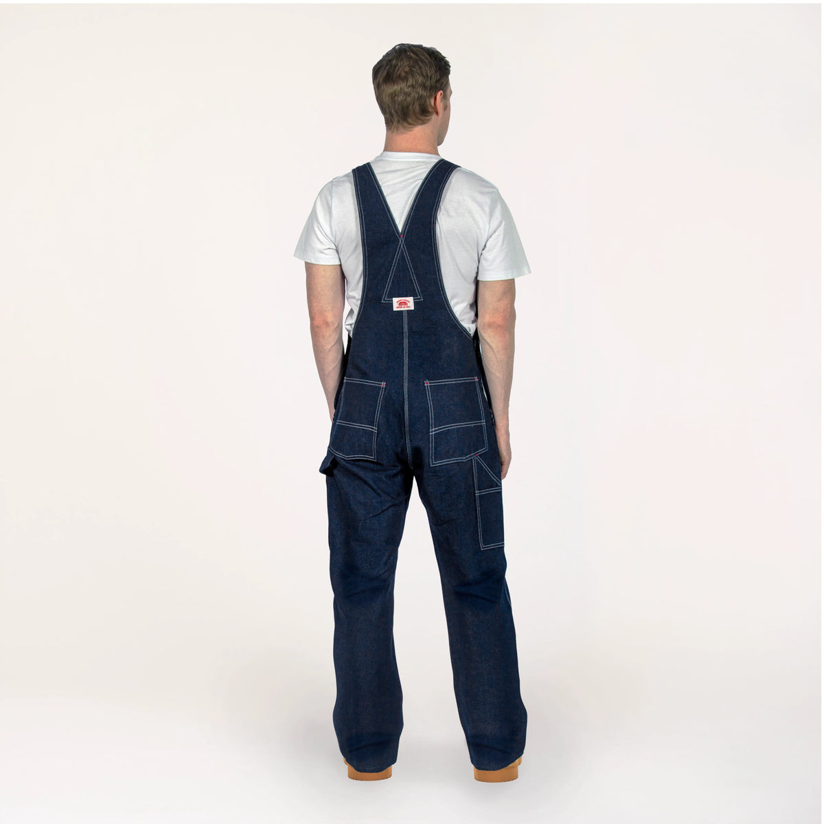 Round House Denim Bib Overall - 966