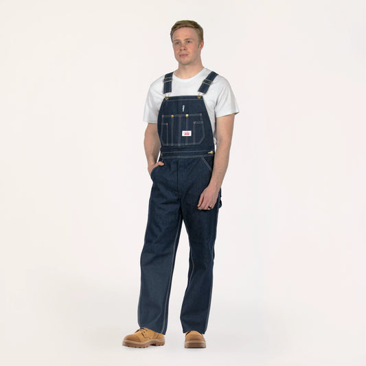Round House Denim Bib Overall - 966
