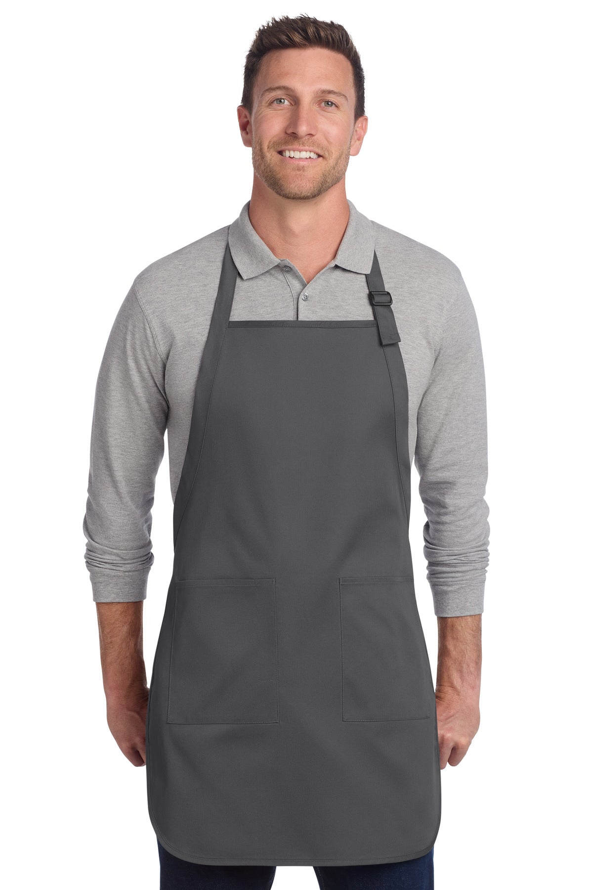 Port Authority  ®  Full-Length Two-Pocket Bib Apron. A600