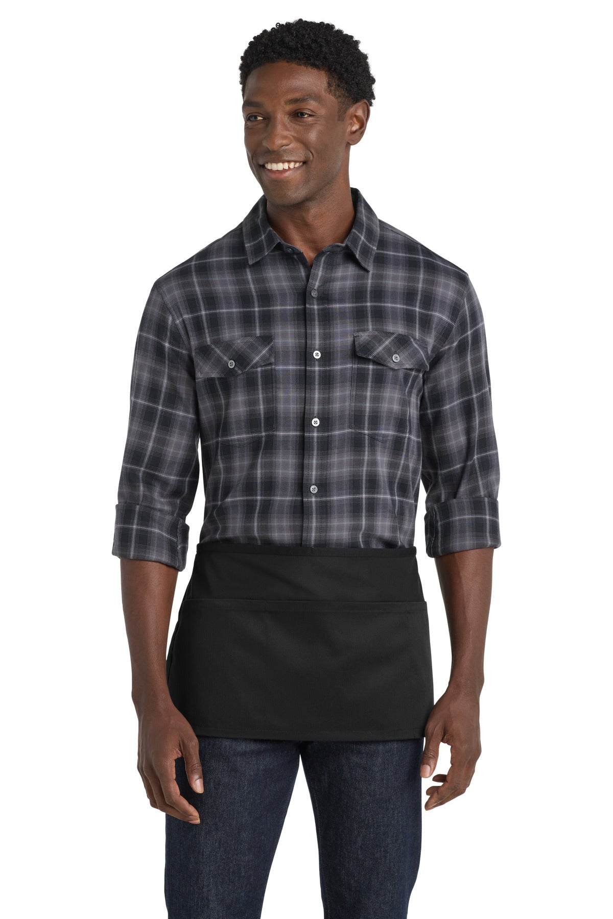 Port Authority ®  Easy Care Reversible Waist Apron with Stain Release. A707