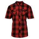 Buffalo Plaid Y/D Short Sleeve Shirt - B9203