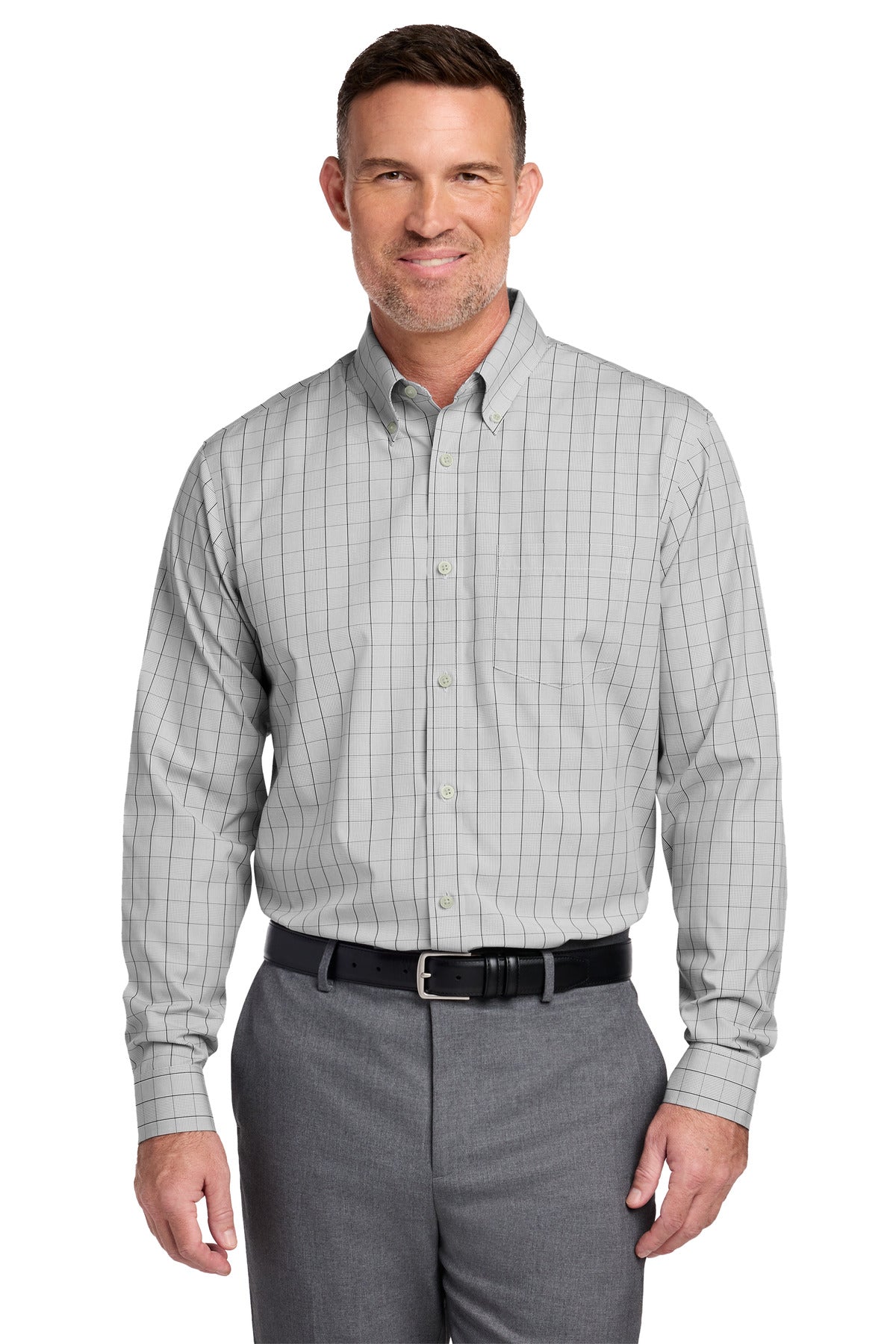 Brooks Brothers ®  Wrinkle-Free Stretch Patterned Shirt BB18008