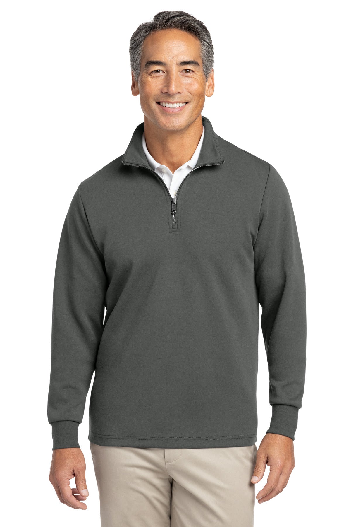 Brooks Brothers ®  Double-Knit 1/4-Zip BB18206