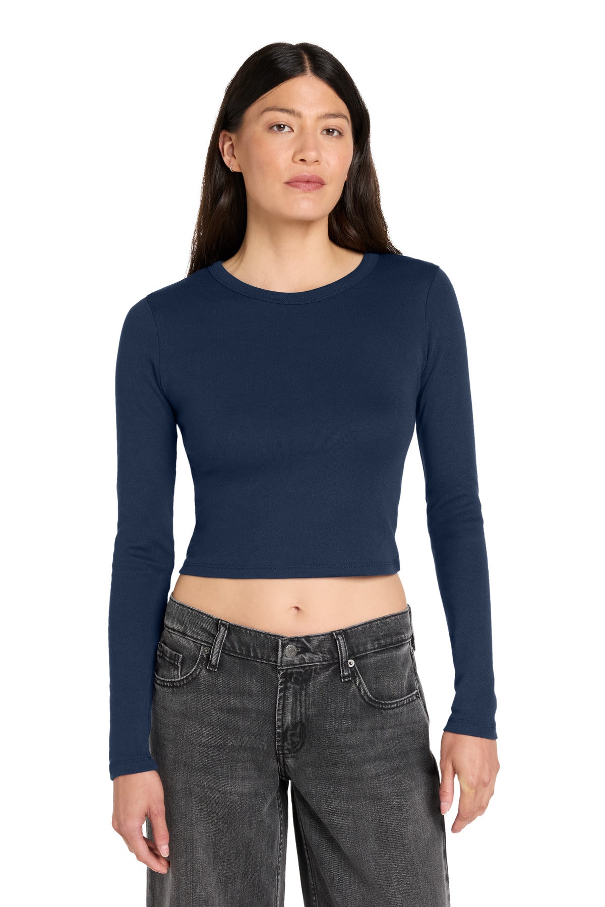 BELLA+CANVAS ®  Women's Micro Rib Long Sleeve Baby Tee BC1501
