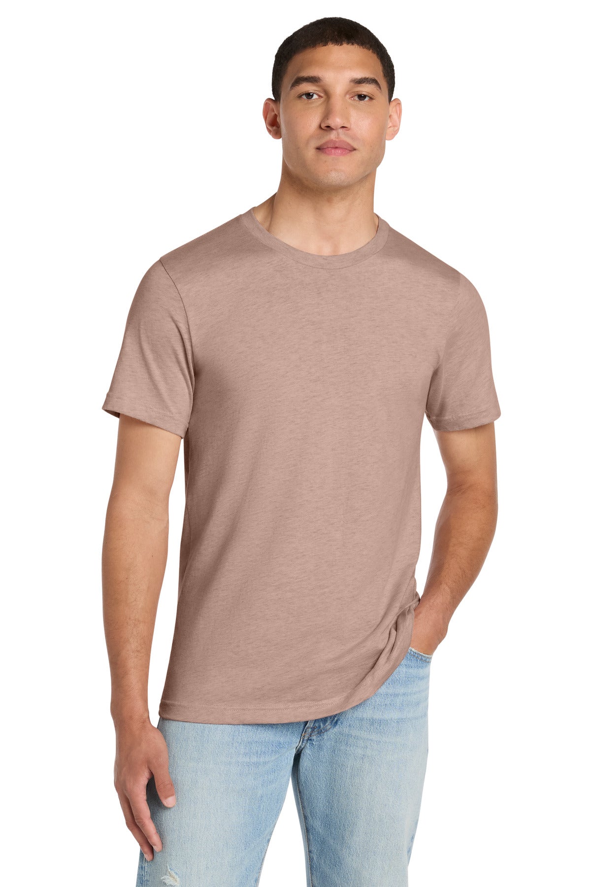 BELLA+CANVAS  ®  Unisex Heather CVC Short Sleeve Tee. BC3001CVC